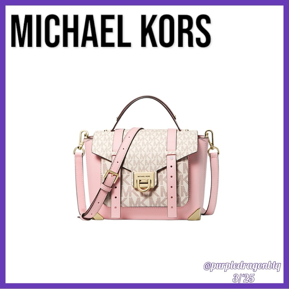 ✨✨✨✨✨SOLD✨✨✨✨✨

MICHAEL KORS MANHATTAN CONTRAST-TRIM LEATHER SATCHEL NWT - Picture 2 of 4